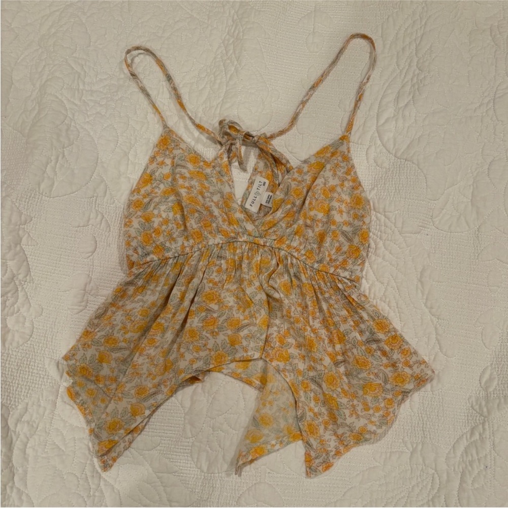 3 pack of yellow/orange tops (all sz xs)